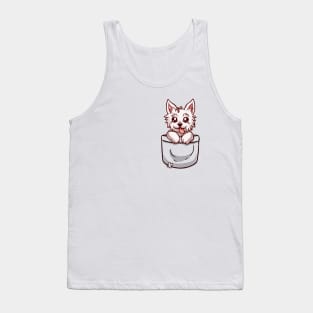 Pocket West Highland Terrier Tank Top